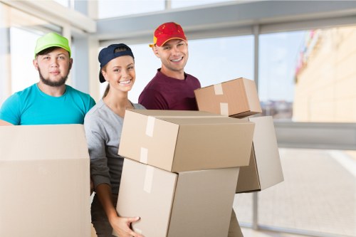 Commercial relocation team handling office removals in Orpington