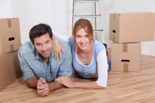 Loading furniture into a van in Orpington