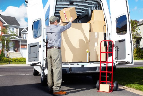 Family belongings safely packed for storage
