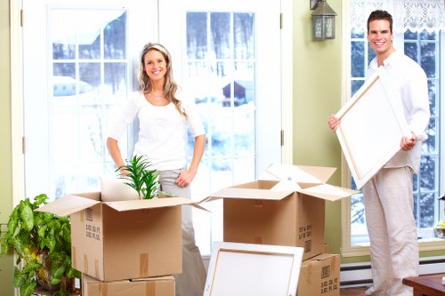 Organised office packing and labelling for an Orpington business move
